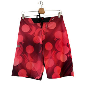 Hurley Phantom Mens Size 28 Red Orange Drawstring Board Shorts Surf Swim Trunks‎